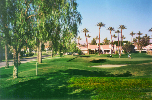 the 10th Green from the patio